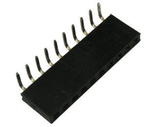 PBS-1x10R (PBS-10R)шаг 2.54 мм, Разъем