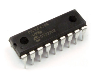 PIC16F628A-I/P, Микроконтроллер 8-Бит, PIC, 20МГц, 3.5КБ Flash, 16 I/O [DIP18]