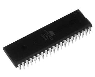 ATmega16-16PU, Микроконтроллер 8-Бит, AVR, 16МГц, 16КБ Flash [DIP40]