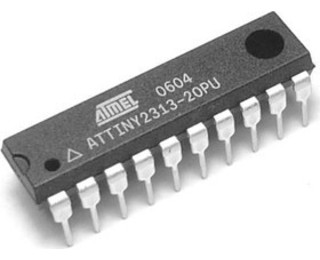 ATtiny2313-20PU, Микроконтроллер 8-Бит, AVR, 20МГц, 2КБ Flash [DIP20]