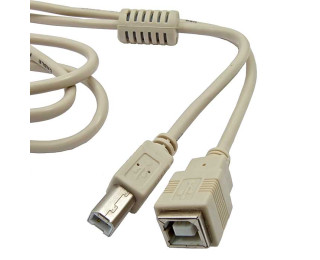 USB-B M USB-B F 1.8m F, Компьютерный шнур