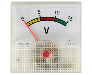 Вольтметр 15В (40х40), Щитовой прибор