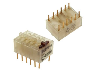 ВДМ1-6, Дип переключатель