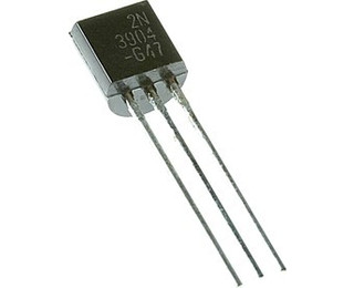 2N3904, Транзистор NPN 40В 0.2А 0.35Вт [TO-92]