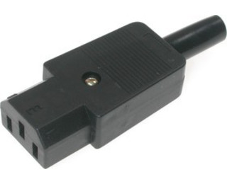 AS-412 (K2417) (AC-102) (CP-22S), Евророзетка сетевая на кабель (IEC 60320 C13)