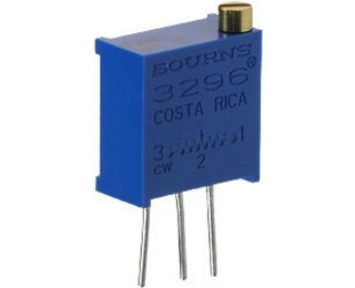 3296W-105, 1 МОм, подстроечный резистор