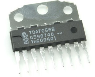 TDA7056B, Мостовой аудиоусилитель с эл. управлением громкостью, 5Вт, 4.5…18