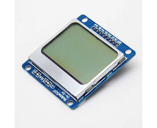 LCD5110, ЖК-Модуль с голубой подсветкой и адаптером для Arduino