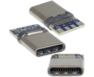 USB3.1 TYPE-C 24PF-030, Разъем USB