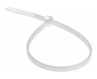 Кабельные стяжки белые 250х8мм, 100 штук