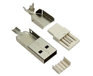 USBA-SP (USB-AM, KLS, KLS1-182), разъем USB на кабель