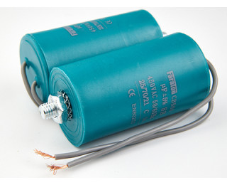 CBB60 8мкФ 450В, конденсатор пусковой c гайкой