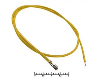 HB 2,00 mm AWG26 0,3m yellow, Разъем