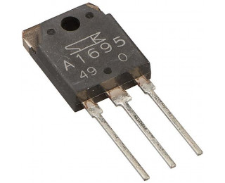 2SA1695, транзистор PNP, 140В, 10А, TO-3PN