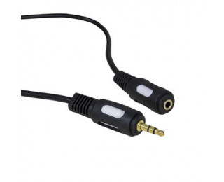 Аудио-кабель mini-jack 3.5, удлинитель 1.5 метра