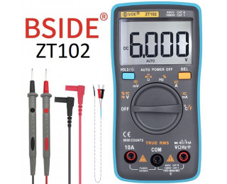 BSIDE ZT102, Мультиметр цифровой True RMS