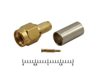 SMA-C58P gold, Разъем