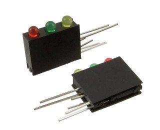 3mm*3 1.5-5v 4Lm YRG 15, Св.диод в корпусе