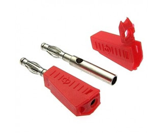Z040 4mm Stackable Plug RED, Клемма