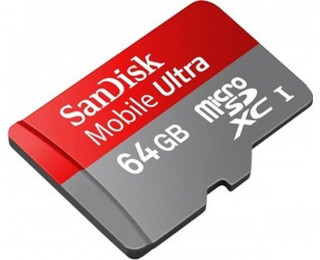 MicroSD флешка 64 ГБ SanDisk High Speed