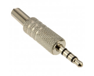 SZC-0145, Разъем Mini-Jack 3.5 мм стерео металл с микрофоном (4 pin)