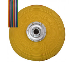 RCA-20 color, Кабель плоский (Шлейф) 1.27 мм, 20 жил (за метр)