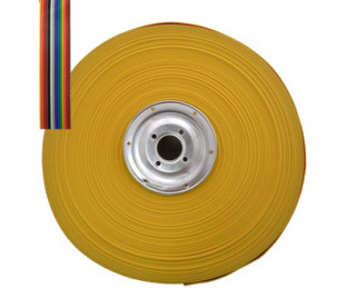 RCA-14 color, Кабель плоский (Шлейф) 1.27 мм, 14 жил (за метр)