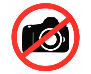 Фотосъемка запрещена ПВХ 150х150, Информационный знак