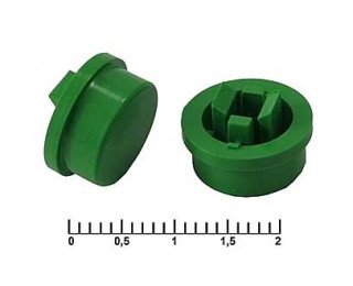 A24-Green, Колпачок для кнопки, зеленый