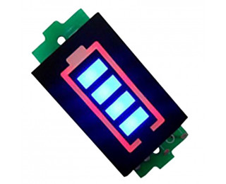 Шкальный светодиодный индикатор заряда 1S (3.3-4.2 В)