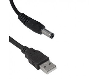 USB2.0 A(m)-DC2.1x5.5mm 1.5m, USB шнур питания