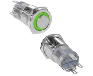 LAS2GQPH-11ZE/G/N on-on, Кнопка антивандальная