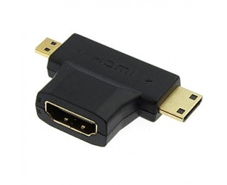 Переходник HDMI - miniHDMI - microHDMI