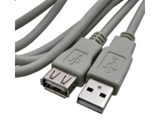 USB-A F USB-A M 5m, USB-удлинитель 5 метров