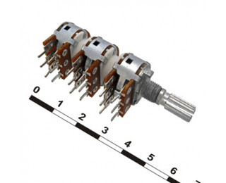 16K6-B1M, 6x1 МОм, Резистор переменный