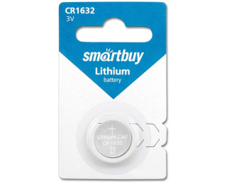 Батарейка CR1632, SMARTBUY Lithium 3В