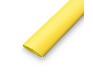 Термоусадочная трубка с клеевым  слоем, ТТУ 3/1 желтая, 1 м
