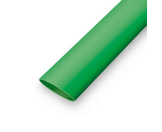 Термоусадочная трубка с клеевым  слоем, ТТУ 3/1 зеленая, 1 м