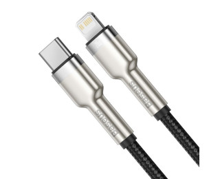 Кабель LDNIO Curved smooth aluminium alloy sheel (LC111) USB-C/Lightning, 1м, 30Вт
