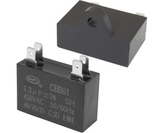 CBB61 1.2 uF 450V 4 PIN (SAIFU), Конденсатор
