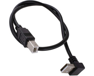 USB2.0 A(m)angle-USB B(m) B 0.5m, Компьютерный шнур