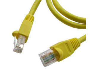 Патчкорд RJ45 1м жёлтый