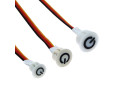 BTS 24V WHITE ф10 Self-locking, Кнопка сенсорная