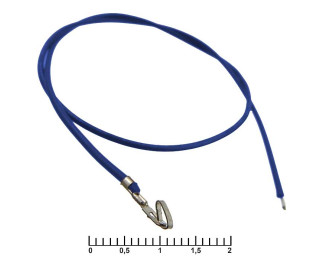 HU 2,54 mm AWG26 0,3m blue, Разъем