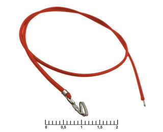 HU 2,54 mm AWG26 0,3m red, Разъем