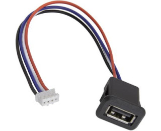 USB-4Pin-PH2.0, Разъем USB 2.0 на корпус с клеммами