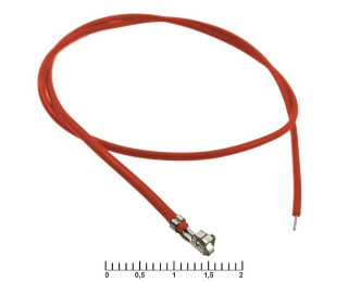 H 2,54 mm AWG26 0,3m red, Разъем