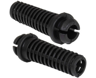 Втулки 6х11х9х36х2 black, Втулка проходная