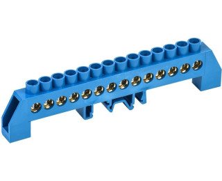11-2319, Шина «N» нулевая на DIN-рейку 8x12мм 14 групп