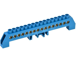11-2320, Шина «N» нулевая на DIN-рейку  8x12мм 16групп
